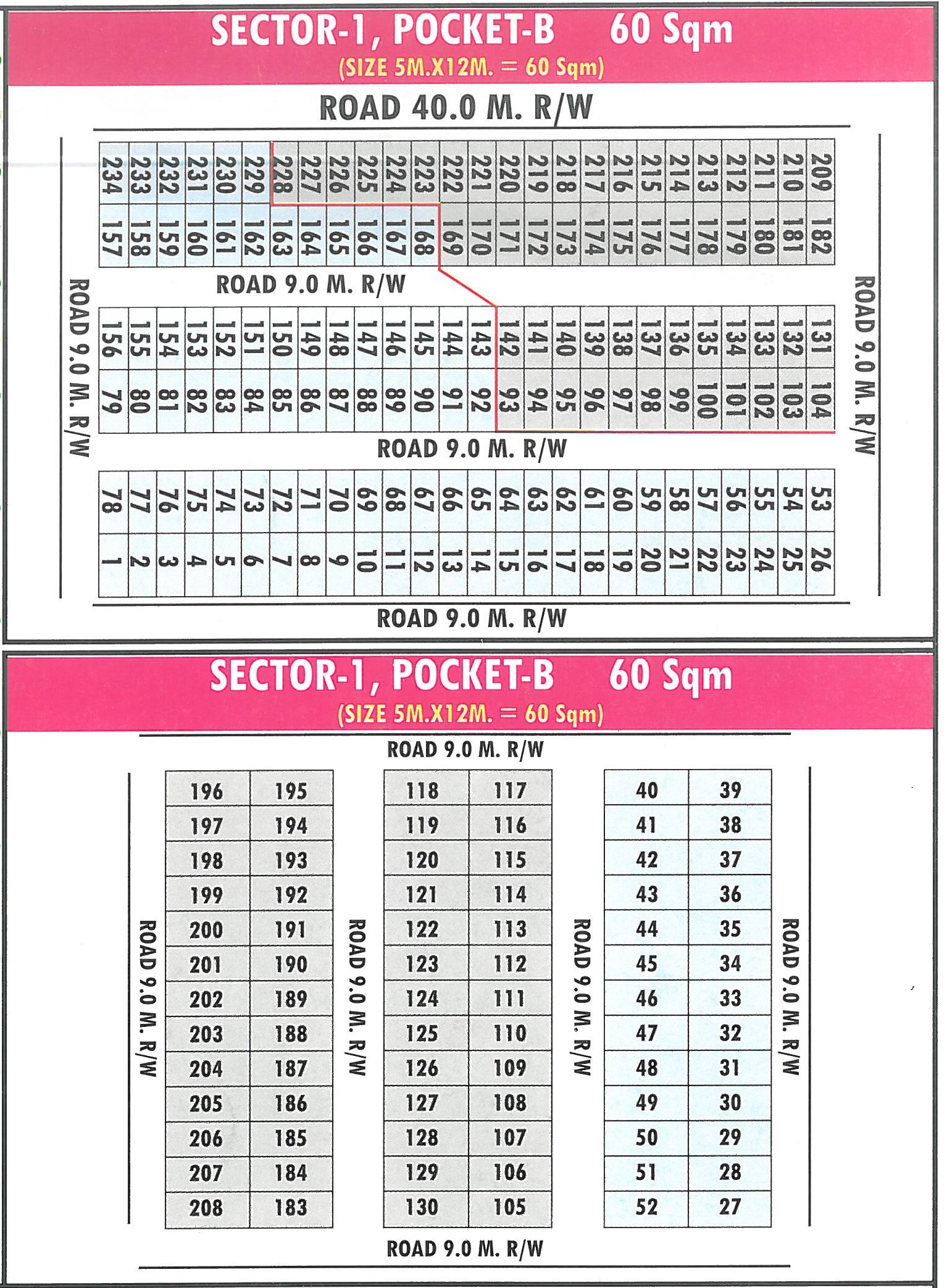 Map of Pocket B