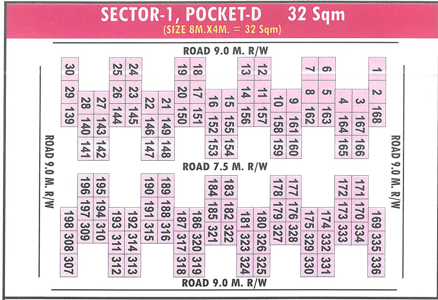Map of Pocket D-1