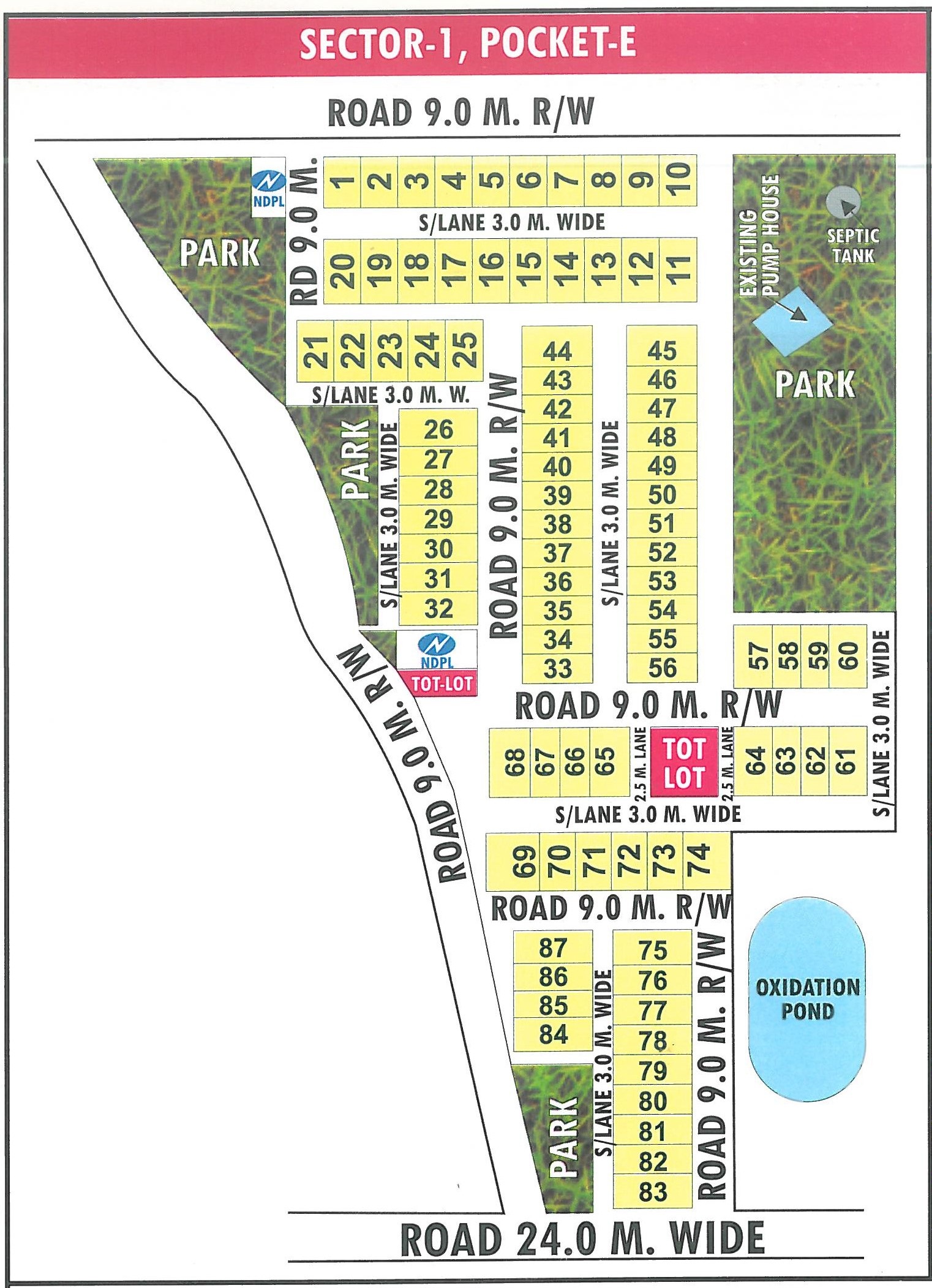 Map of Pocket E