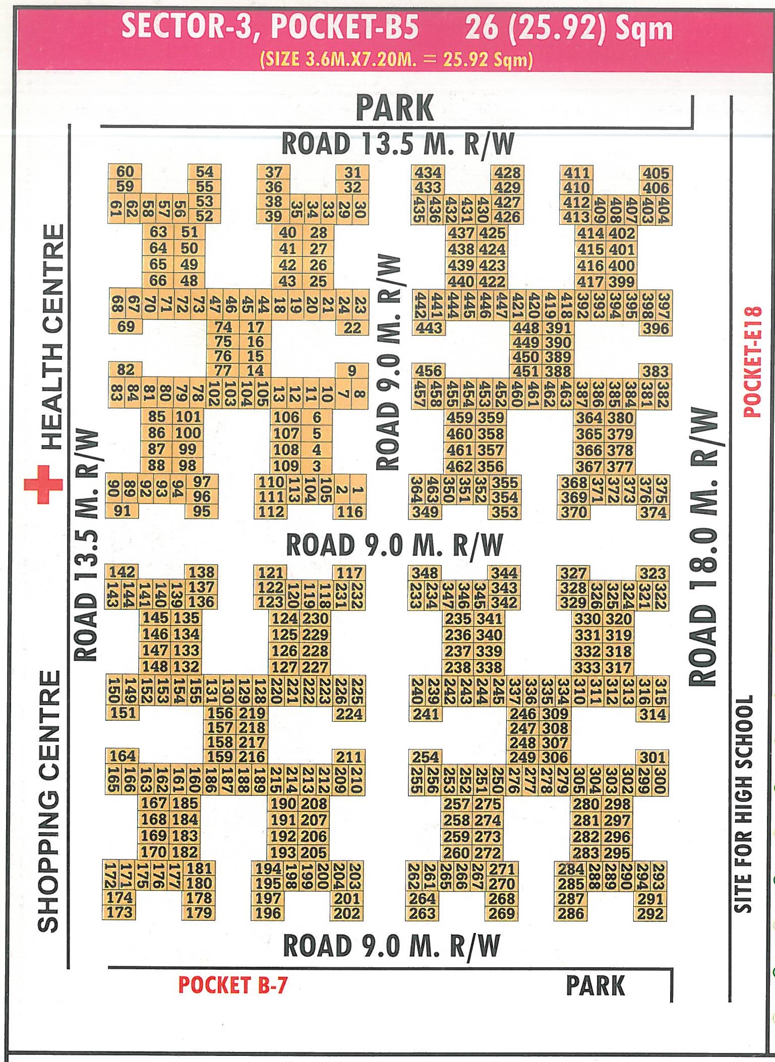 Map of Pocket B5