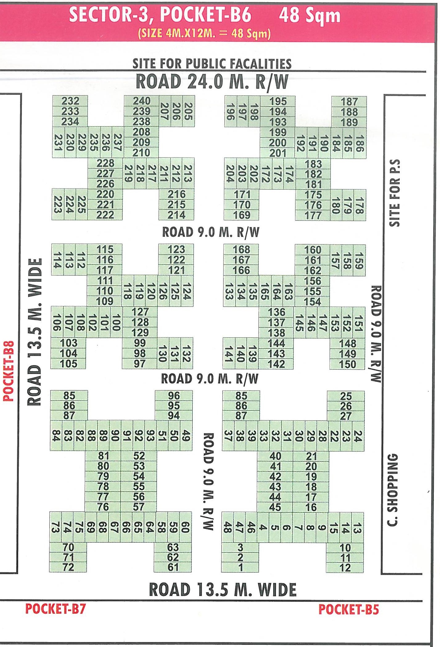 Map of Pocket B6
