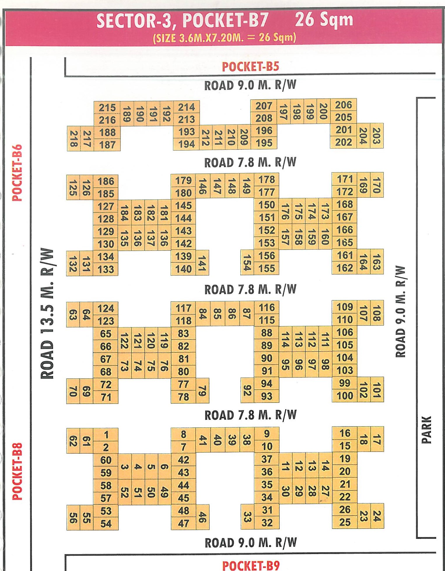 Map of Pocket B7