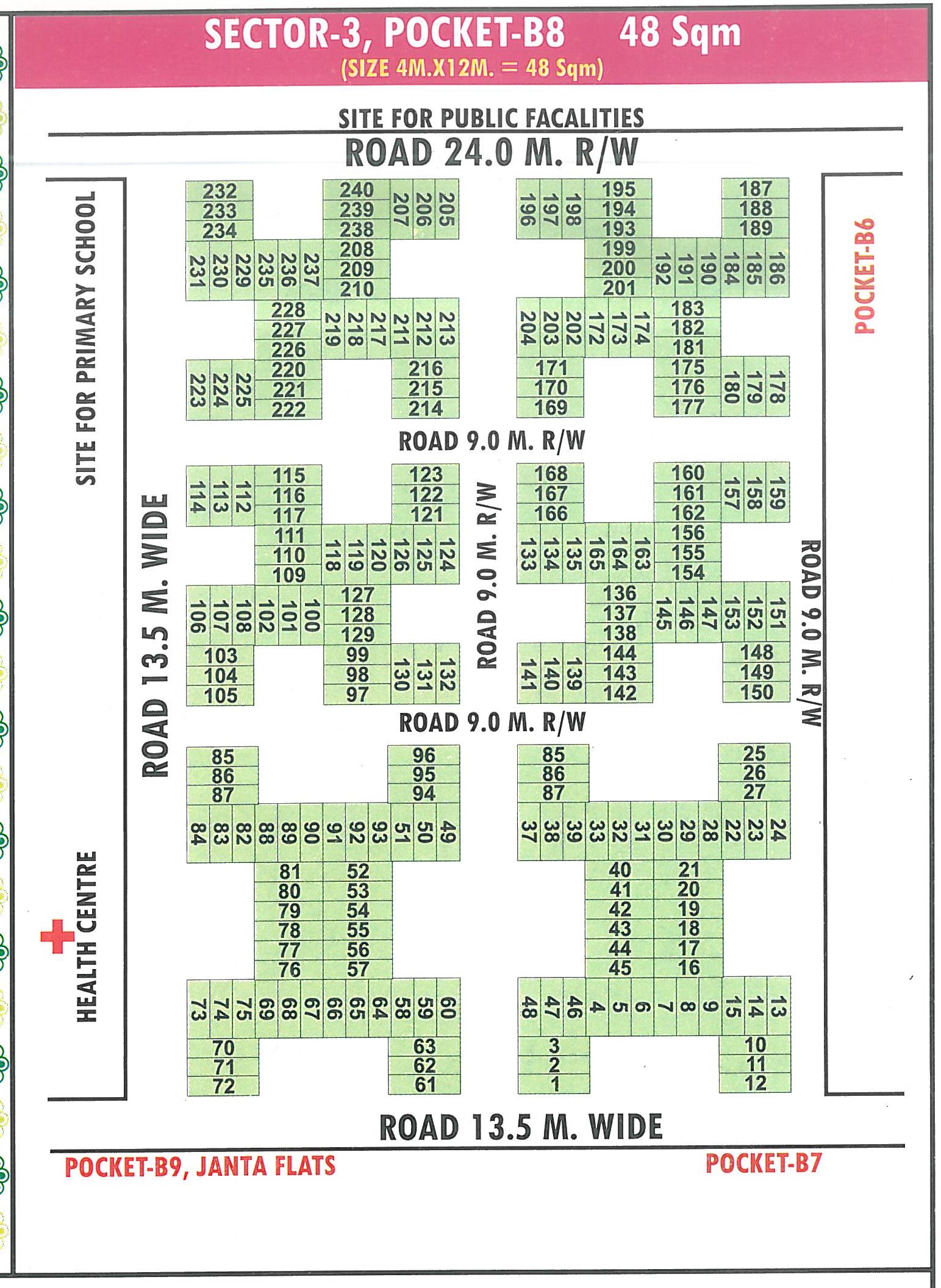 Map of Pocket B8