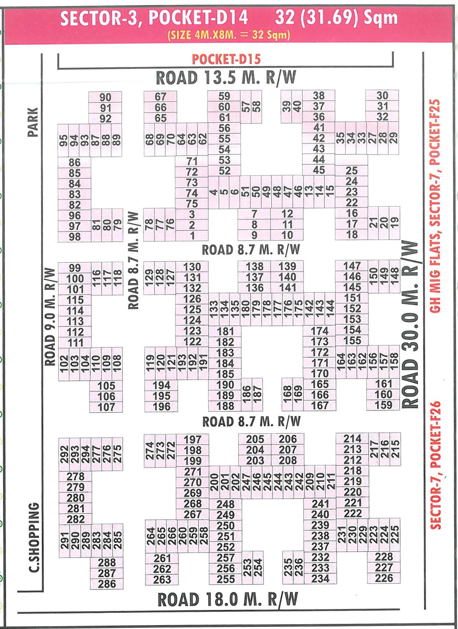 Map of Pocket D14