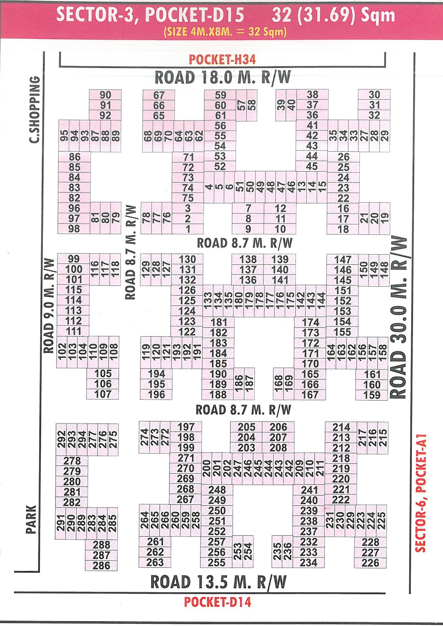 Map of Pocket D15