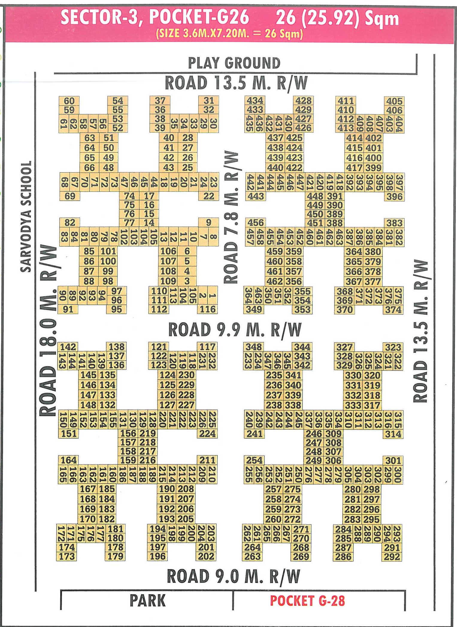 Map of Pocket G26