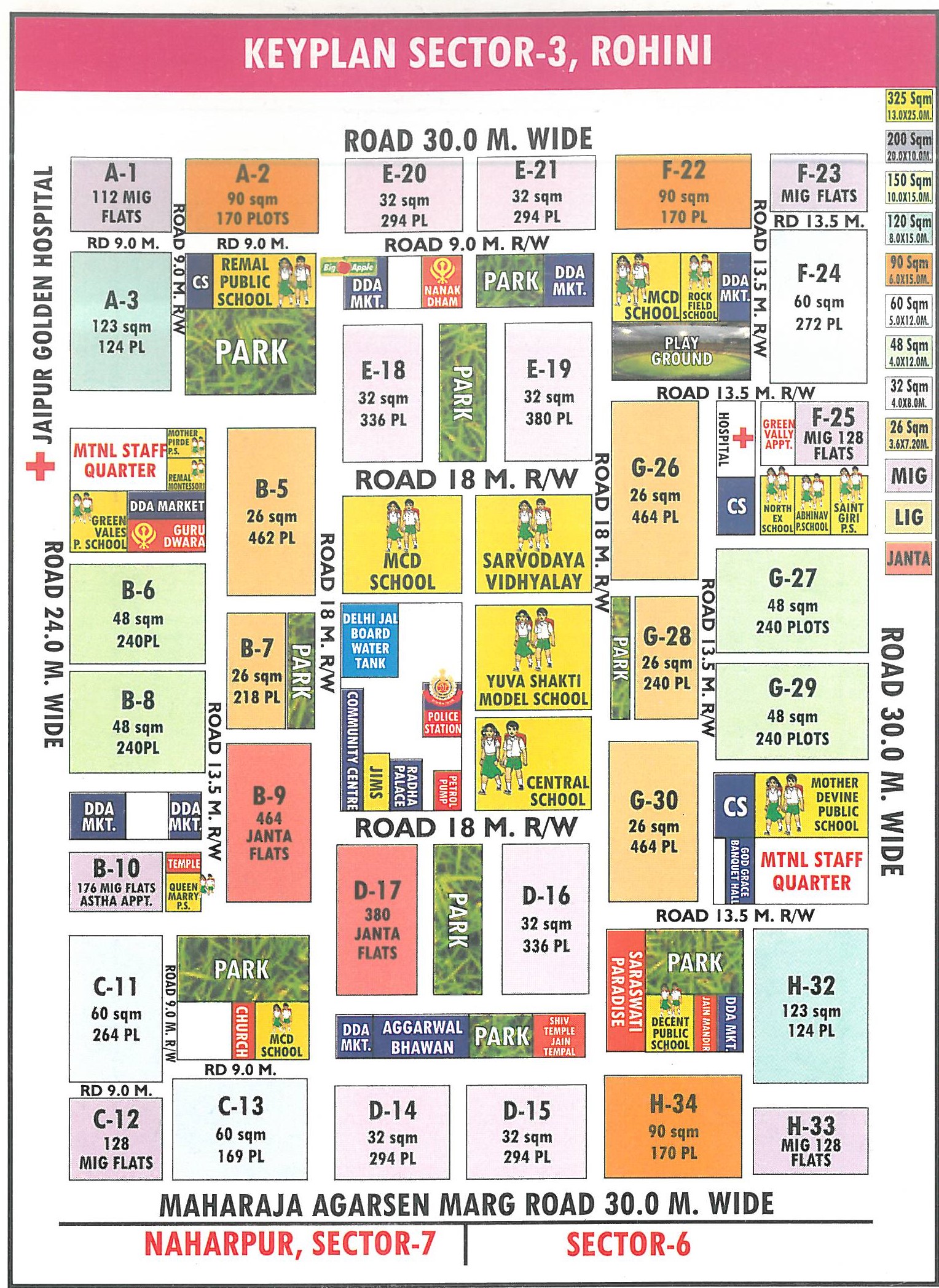 Map of Sector 3