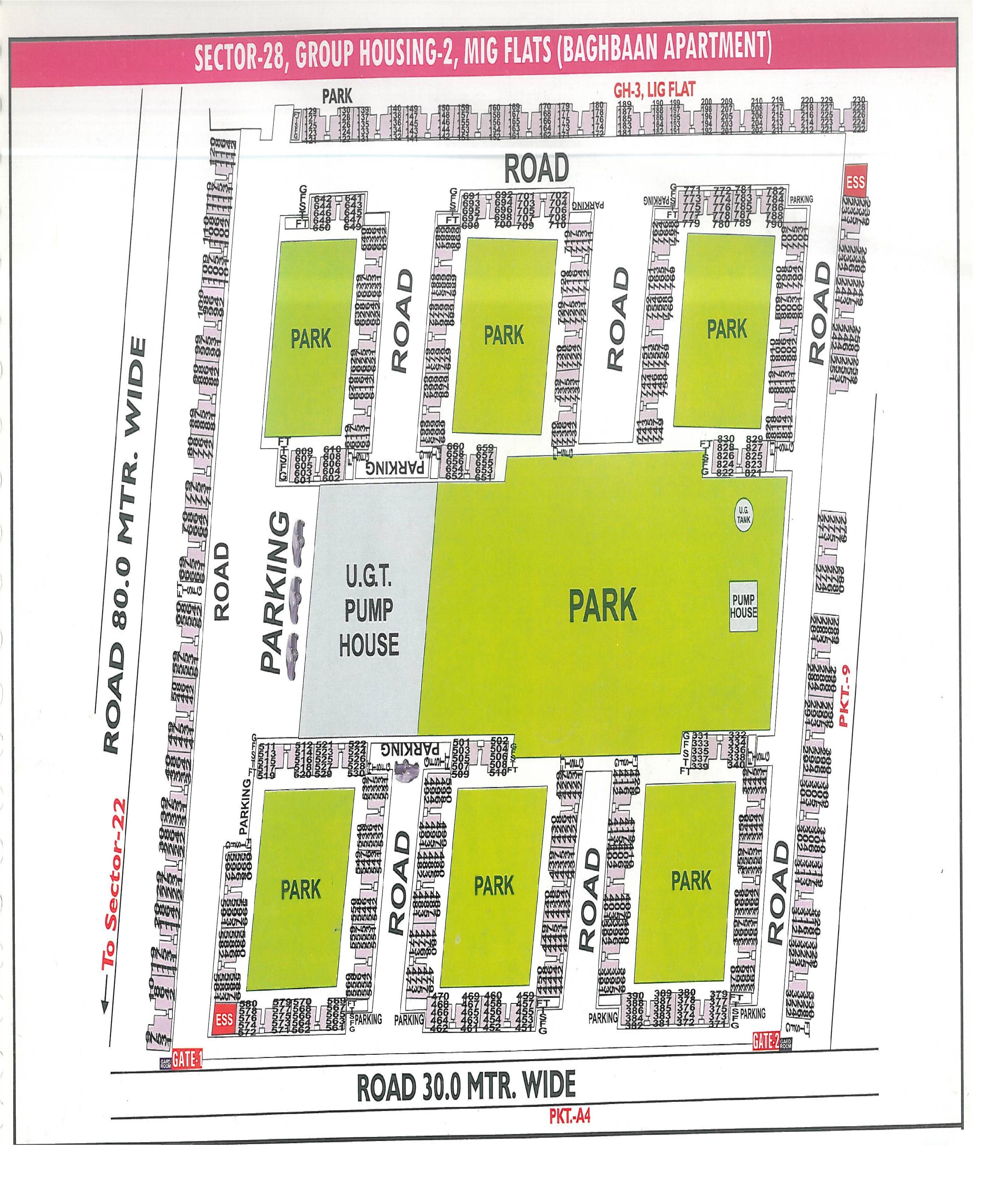 GH Pocket 2 pocket layout map