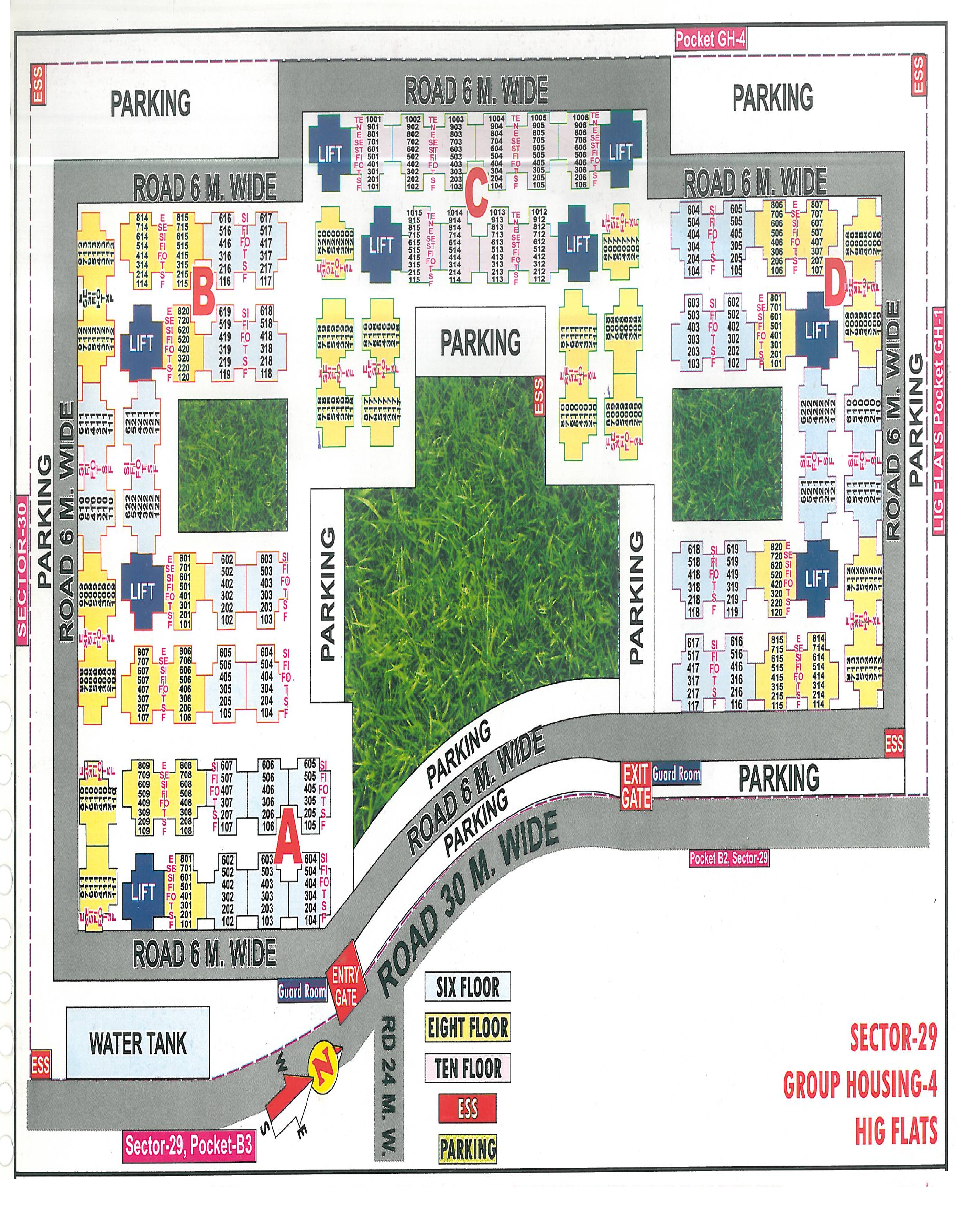 GH Pocket 2 pocket layout map